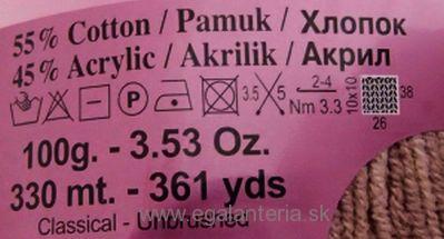 Cotton Gold Hobby NEW 668 - citrónově žlutá