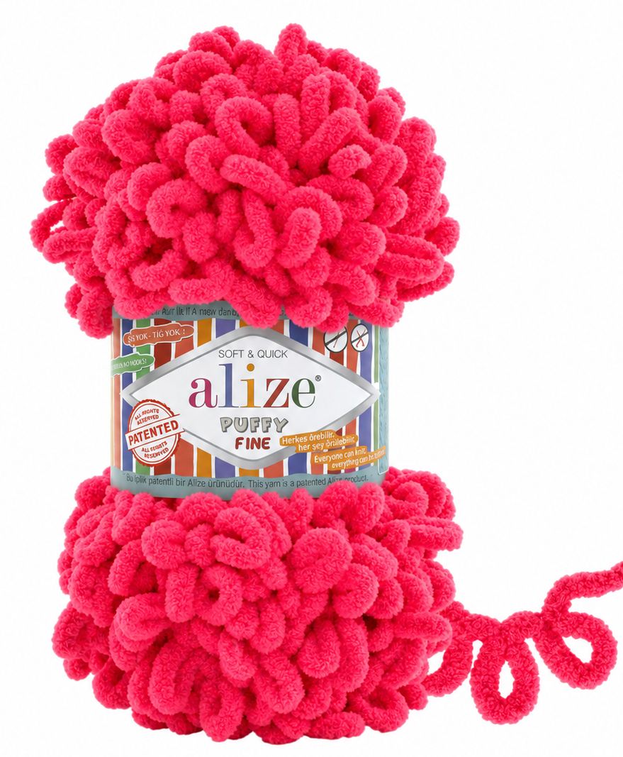 Alize Puffy Fine 149 - fuchsiová