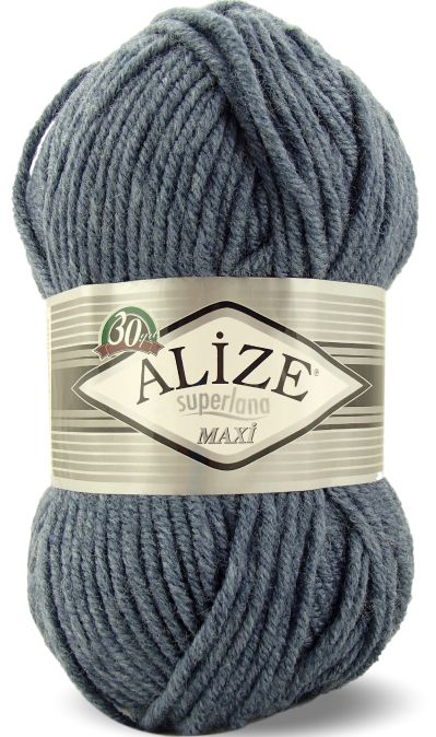Alize Superlana Maxi 203 - jeansově modrá