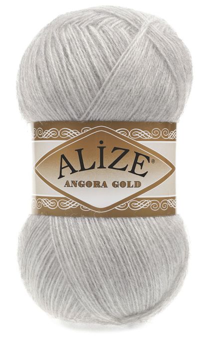Alize Angora Gold 208 - šedá melange