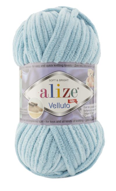 Alize Velluto 414 - modře zelená