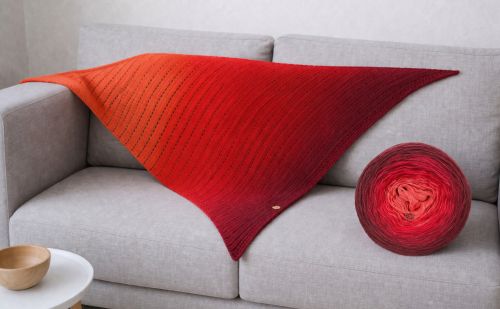 4 nitka Cherubinka Red Ombre 1000 m