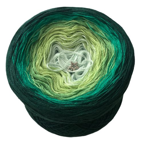 4 nitka Cherubinka Green Ombre 2000 m