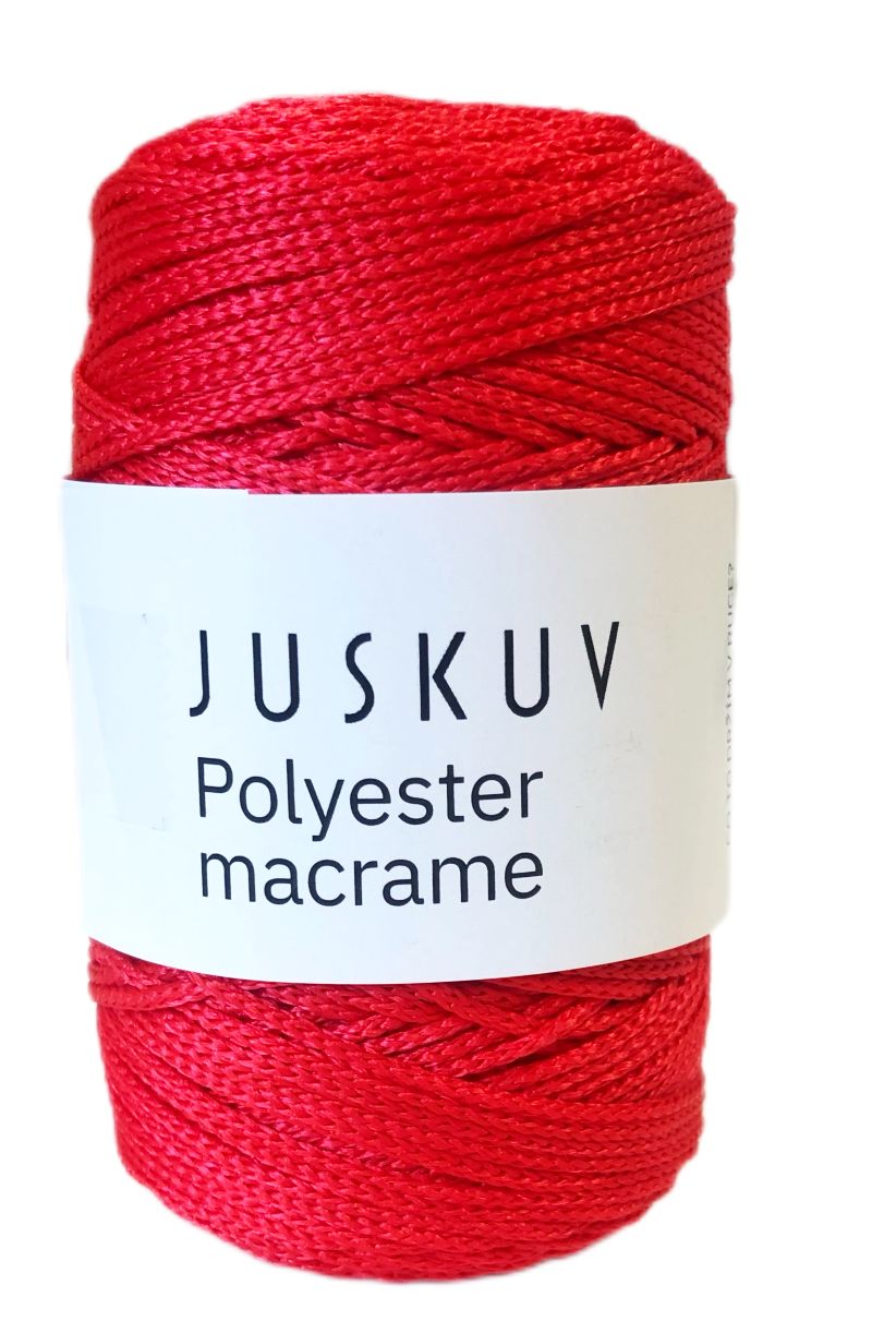 Polyester macrame Juskuv 14 - granátové jablko