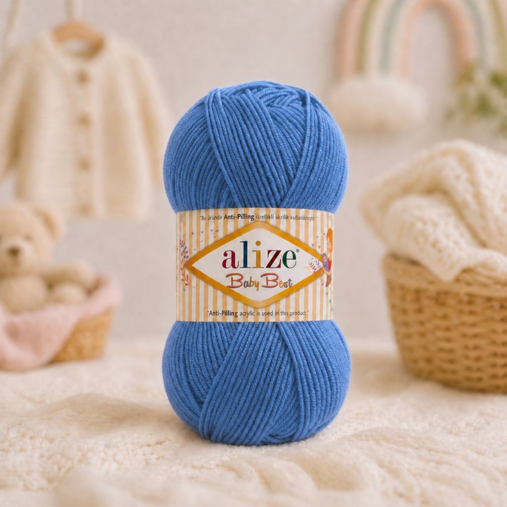 Alize Baby Best 237 - nebeská modrá