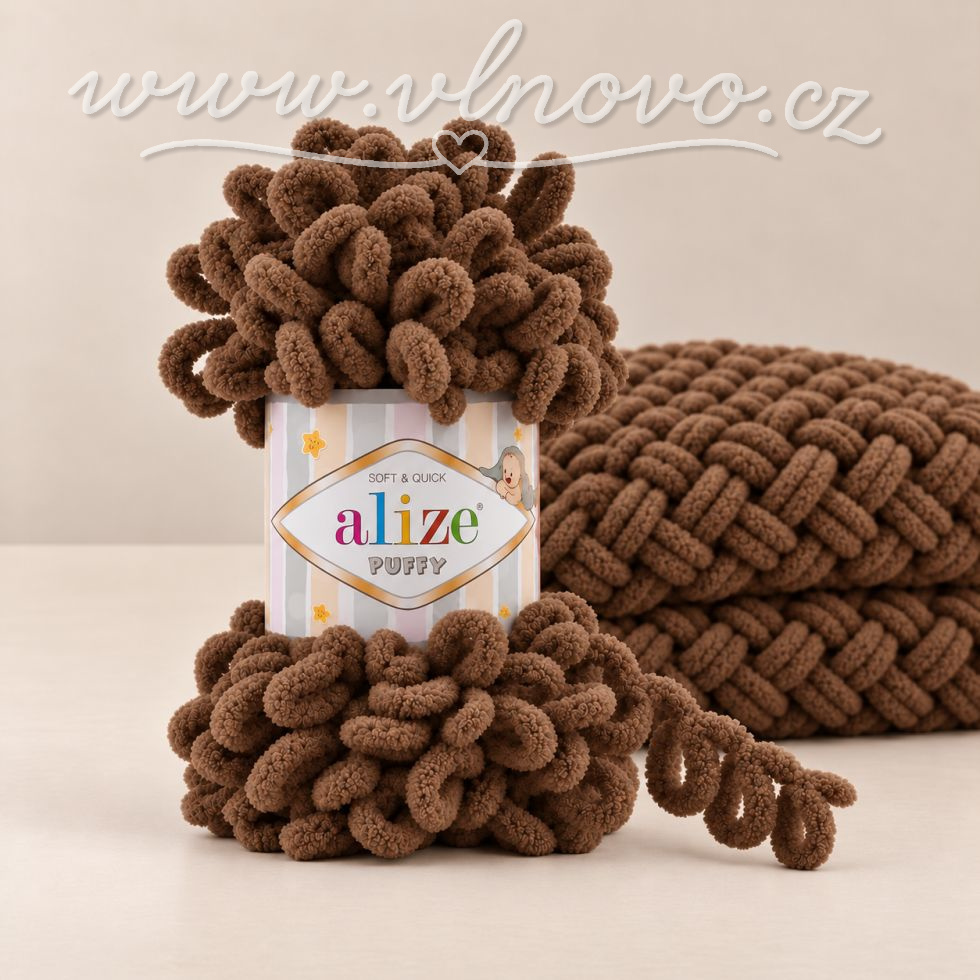 Alize Puffy 466 - tmavě béžová