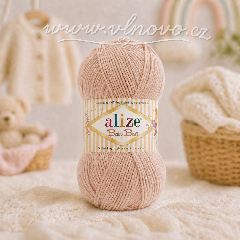 Alize Baby Best 506 - starorůžová