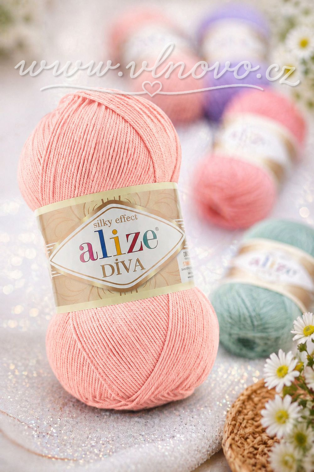 Alize Diva 995 - meruňkovo růžová