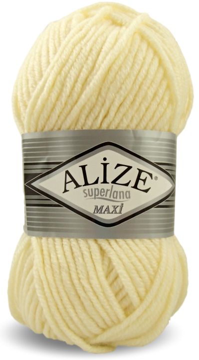 Alize Superlana Maxi 01 - krémová