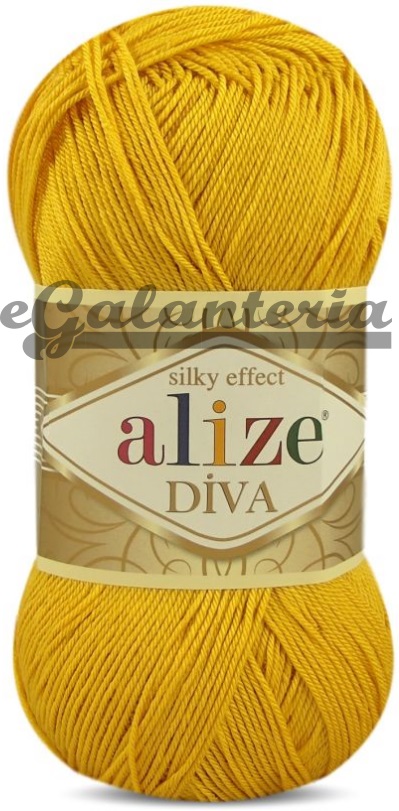 Alize Diva 488 - šafránová žlutá