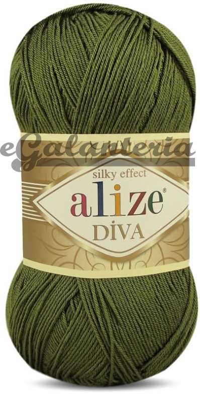 Alize Diva 273 - army zelená