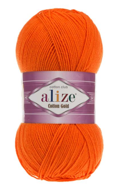 Alize Cotton Gold 37 - pomeranč oranžová
