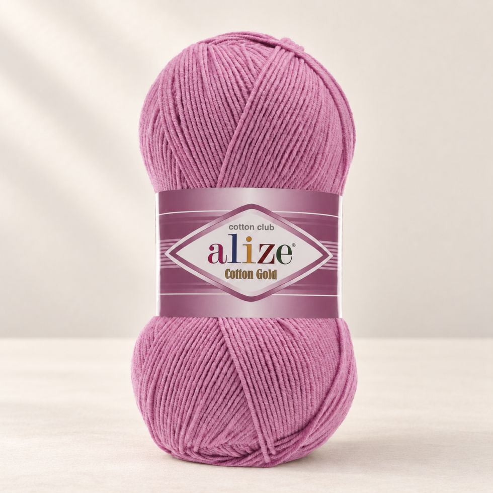 Alize Cotton Gold 98 - tmavě růžová