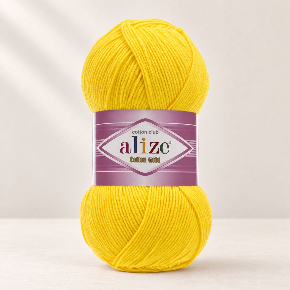 Alize Cotton Gold 110 - zářivá žlutá