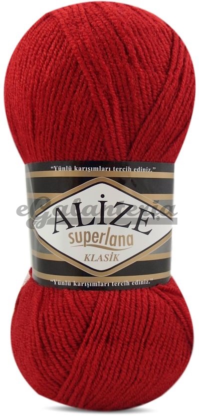 Alize Superlana Klasik 56 - červená