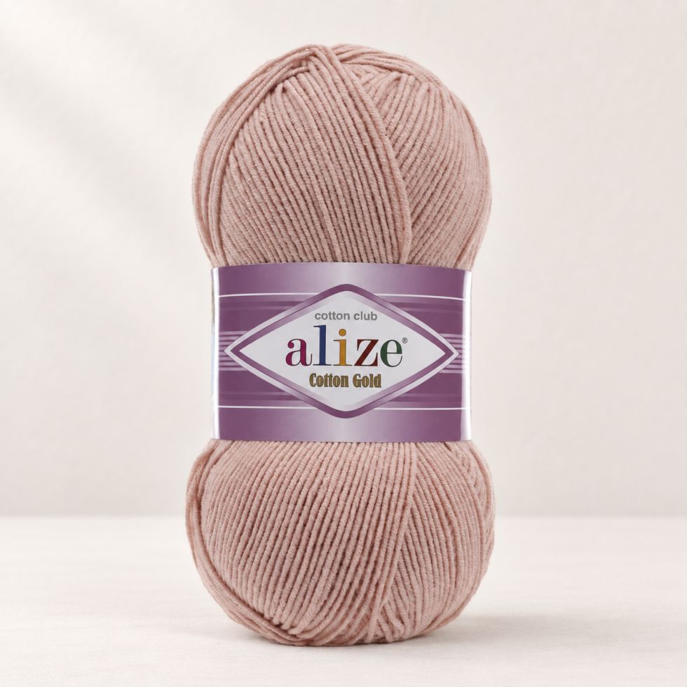 Alize Cotton Gold 161 - pudrová růžová