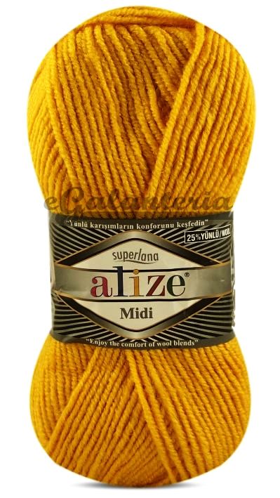 Alize Superlana Midi 488 - žlutá