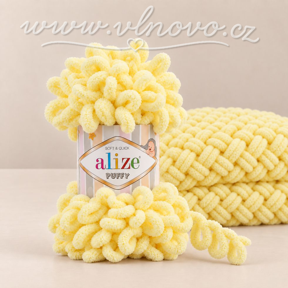 Alize Puffy 13 - světle žlutá