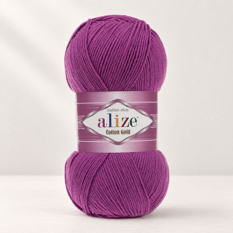 Alize Cotton Gold 122 - švestková