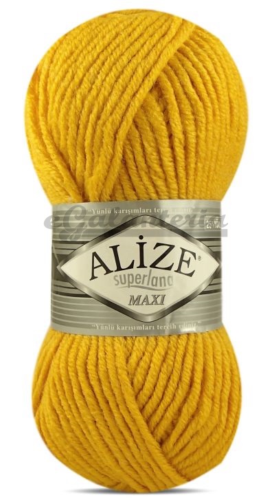 Alize Superlana Maxi 488 - šafránově žlutá
