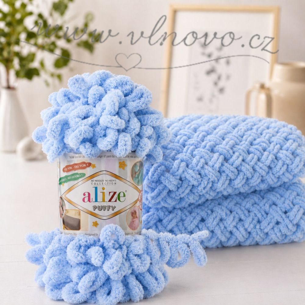 Alize Puffy 183 - světle modrá