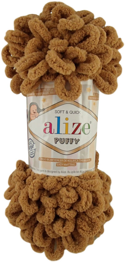 Alize Puffy 179 - velbloudí hnědá