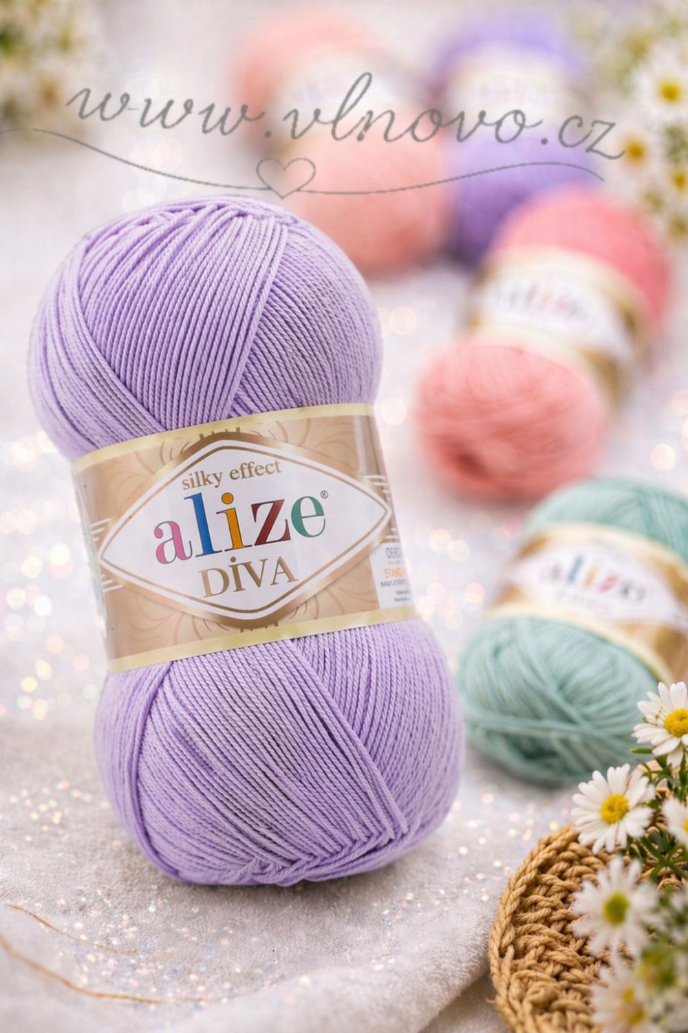 Alize Diva 158 - levandule fialová