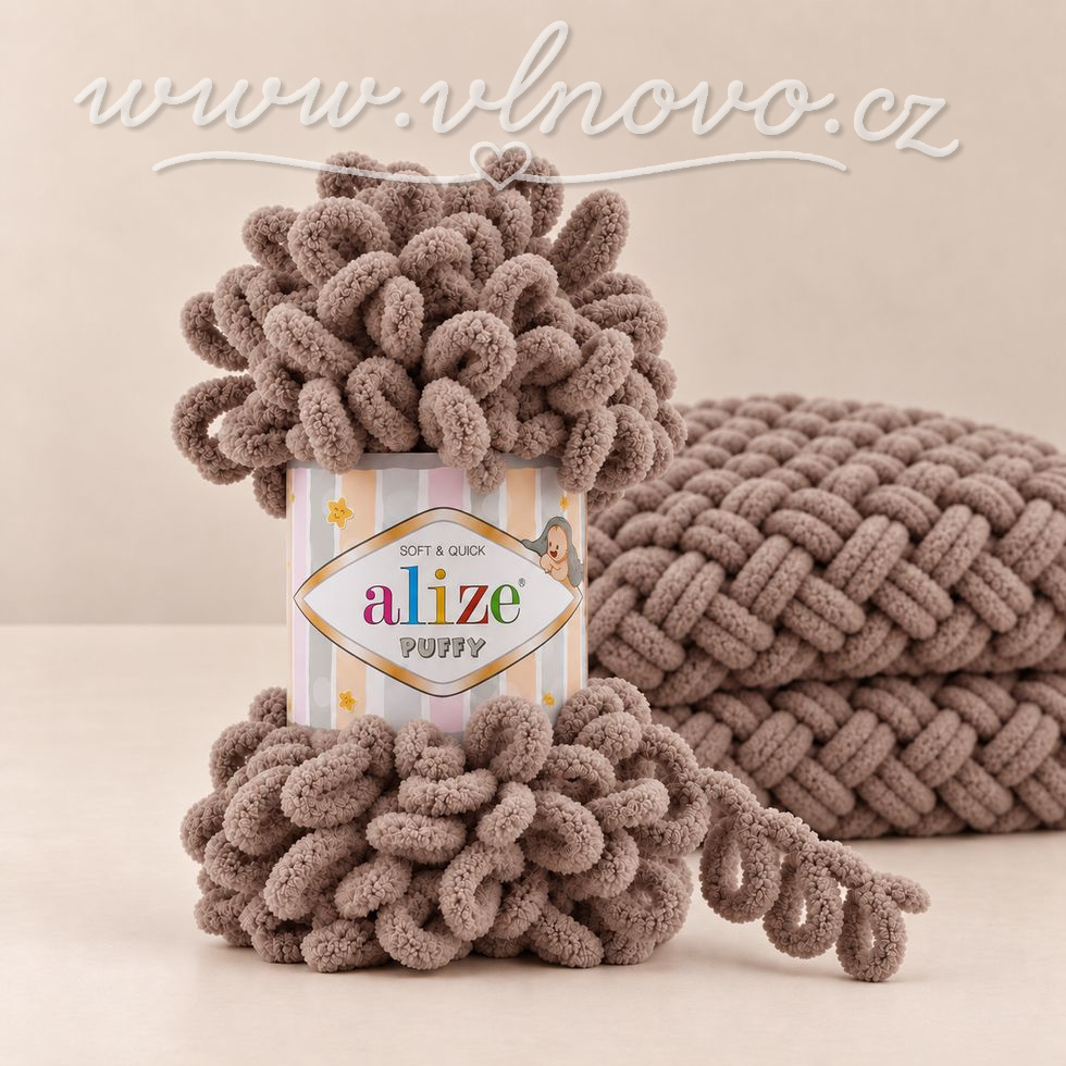 Alize Puffy 530 - tmavě béžová