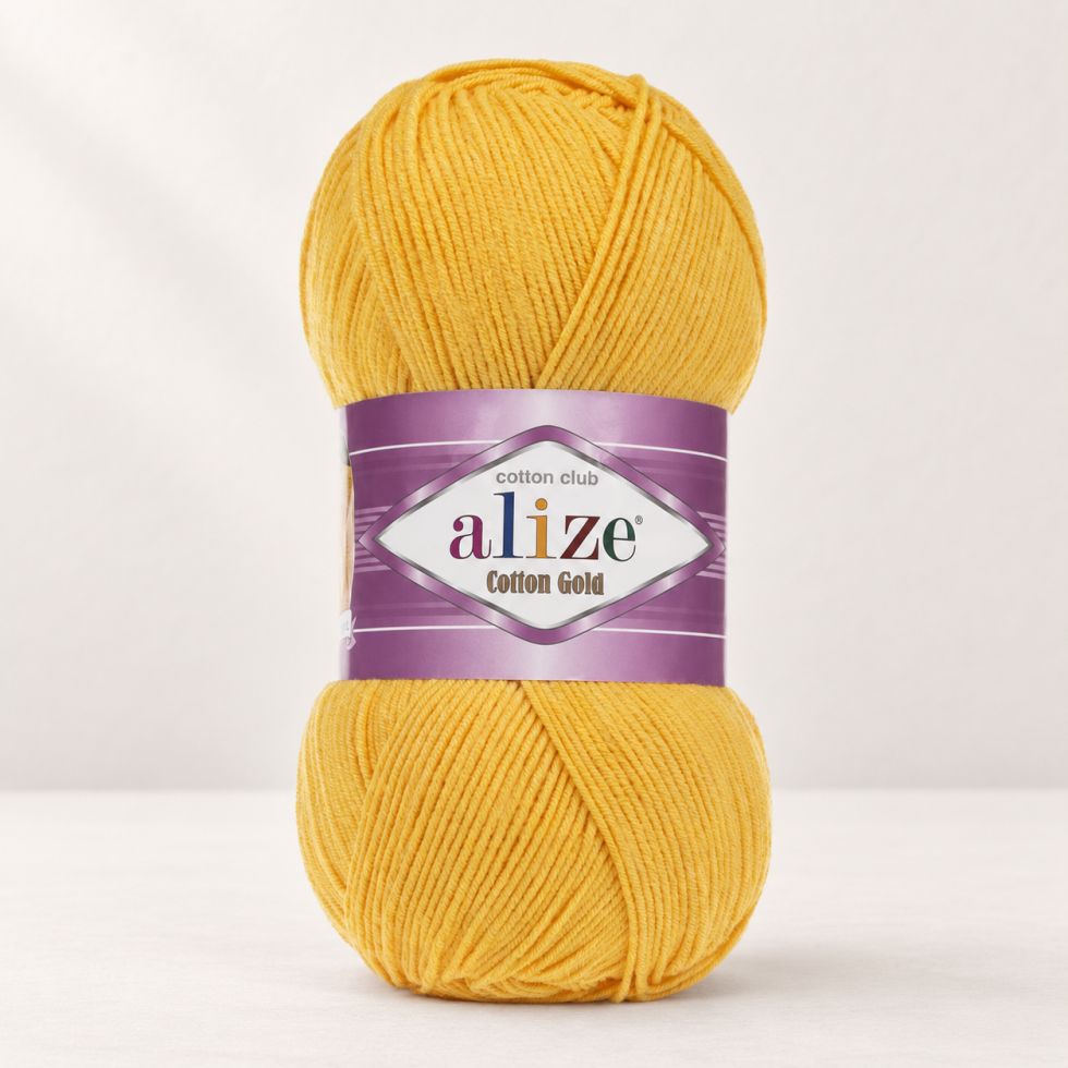Alize Cotton Gold 216 - žlutá