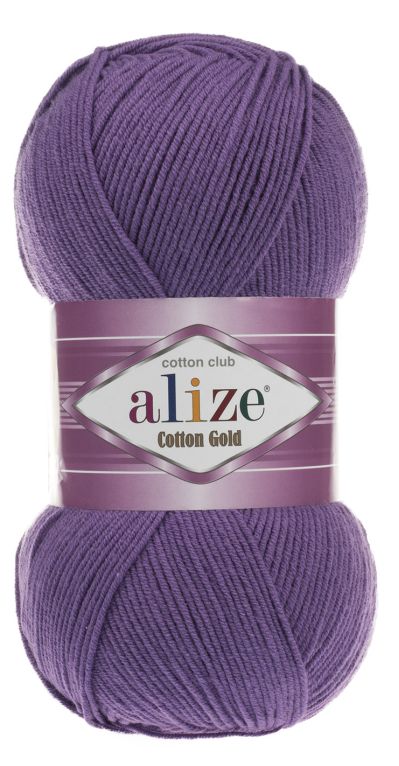 Alize Cotton Gold 44 - tmavě fialová
