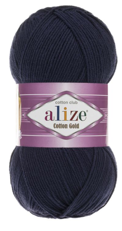 Alize Cotton Gold 58 - tmavě modrá