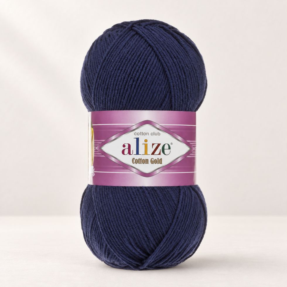 Alize Cotton Gold 58 - tmavě modrá