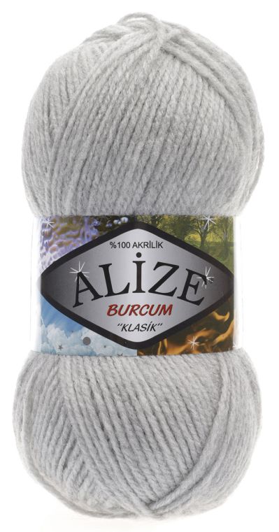 Alize Burcum Klasik 208 - světle šedá melange