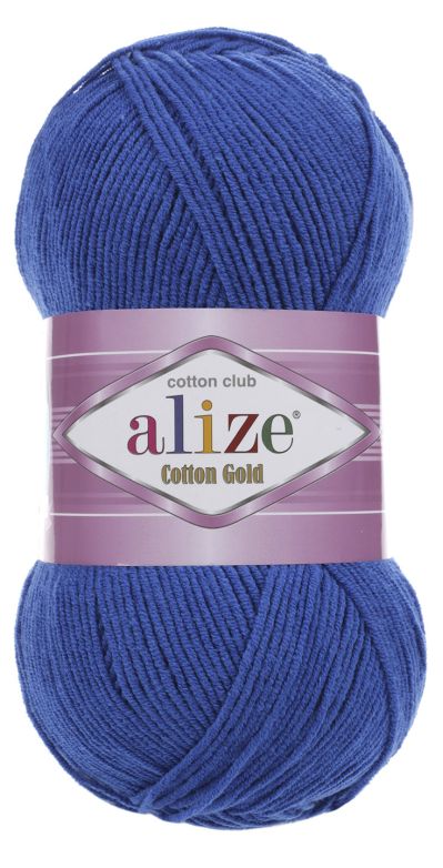 Alize Cotton Gold 141 - královská modrá