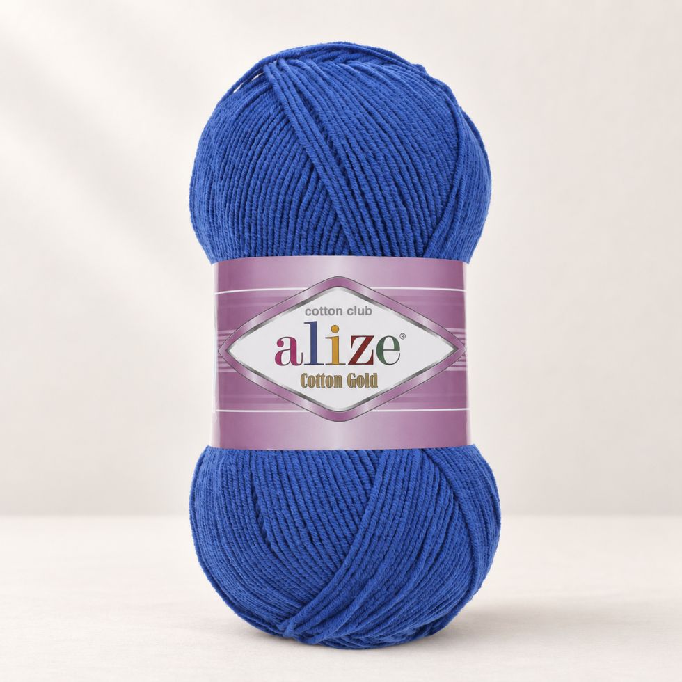 Alize Cotton Gold 141 - královská modrá