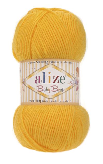 Alize Baby Best 216 - tmavá žlutá