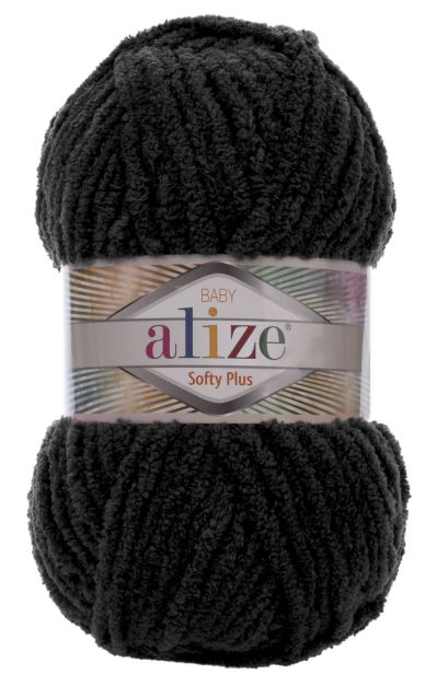 Alize Softy Plus 60 - černá