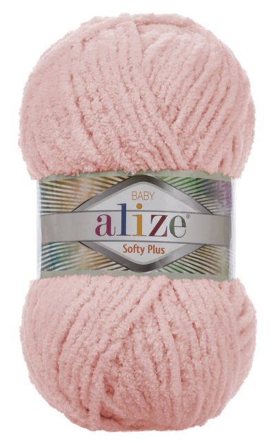 Alize Softy Plus 340 - dětská růžová