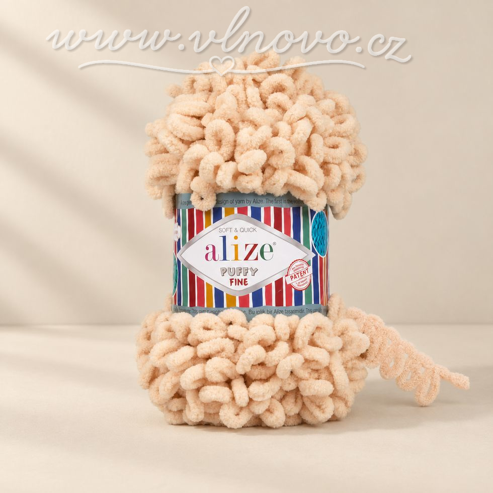 Alize Puffy Fine 310 - medově béžová