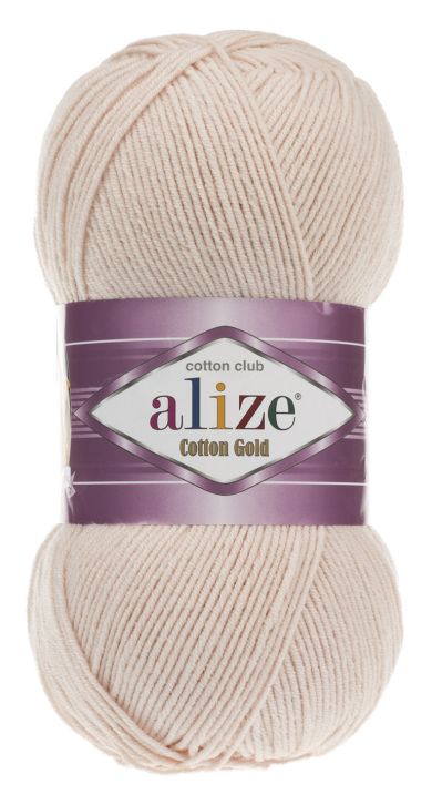 Alize Cotton Gold 382 - pudrově růžová