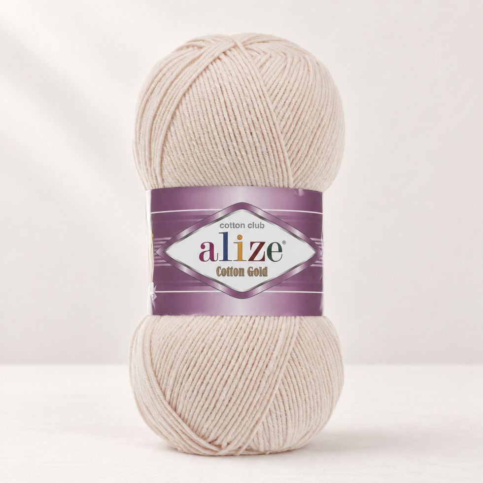 Alize Cotton Gold 382 - pudrově růžová