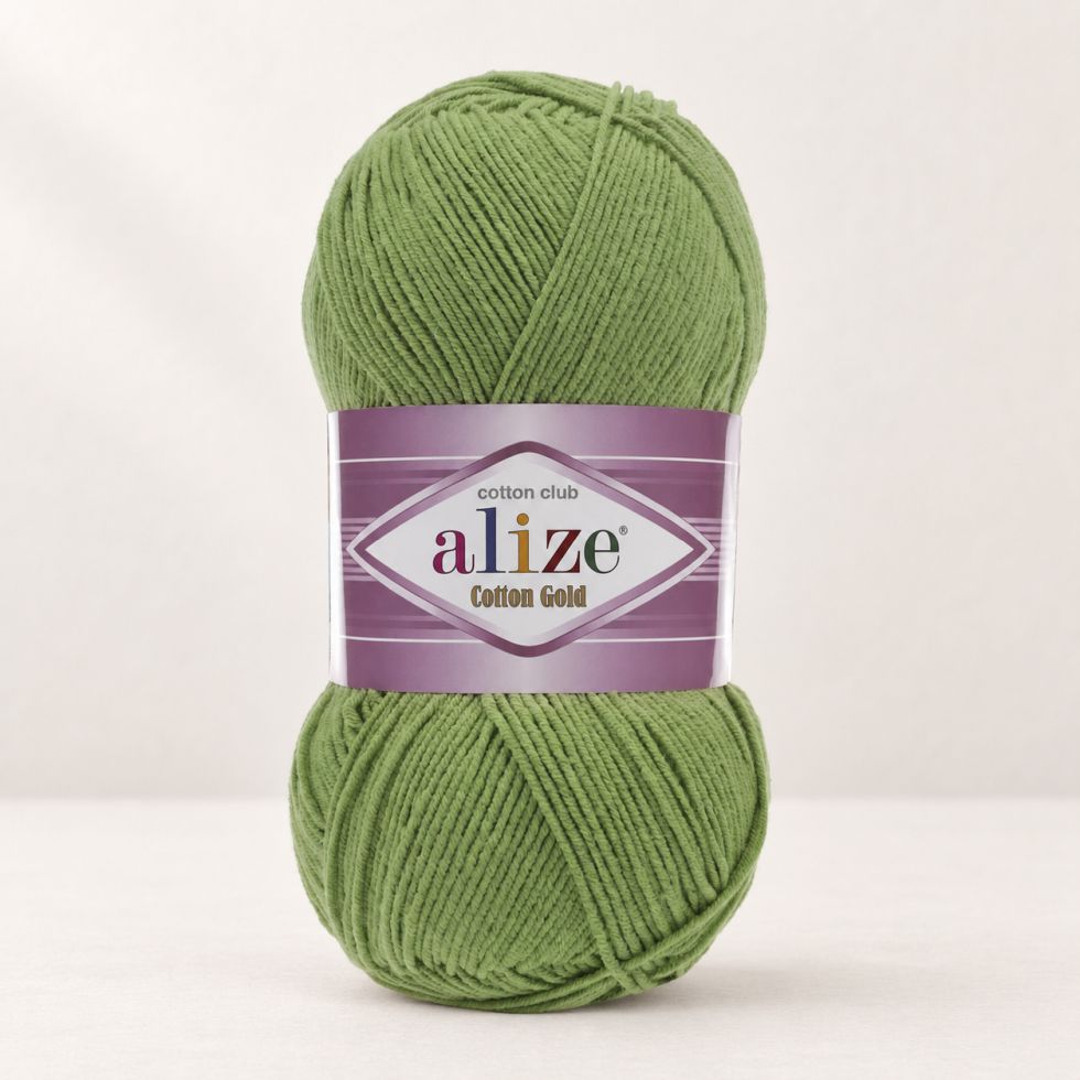 Alize Cotton Gold 485 - tmavě zelená