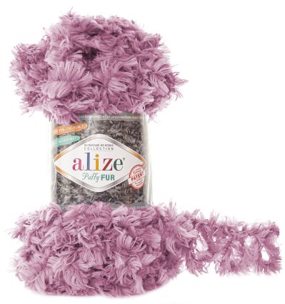 Alize Puffy Fur 6103 - fialově růžová