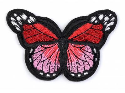 Nažehlovačka - motýl červený