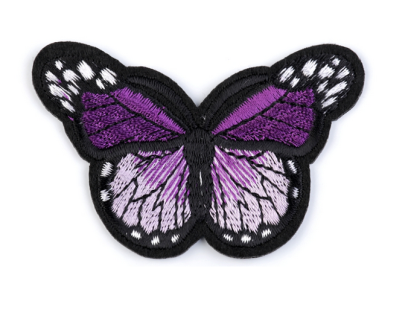 Nažehlovačka - motýl fialový