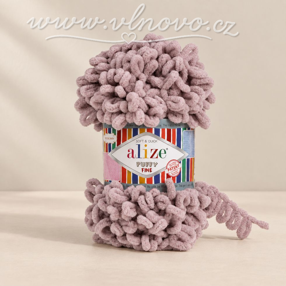 Alize Puffy Fine 268 - holubí 