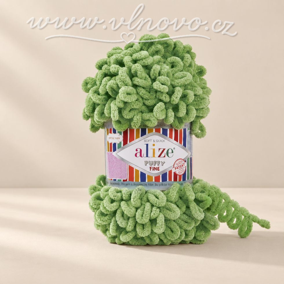 Alize Puffy Fine 485 - tmavě zelená