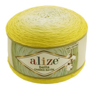 Alize Bella Ombre Batik 7414 - žlutá