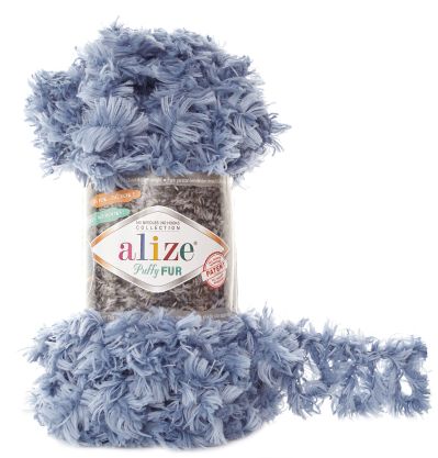 Alize Puffy Fur 6106 - světlá modrá