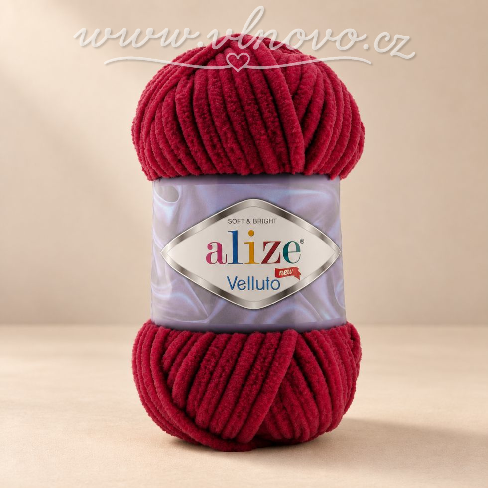 Alize Velluto 107 - višeň